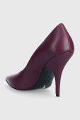 Шкіряні туфлі Patrizia Pepe колір фіолетовий 8Z0050 L048 M460