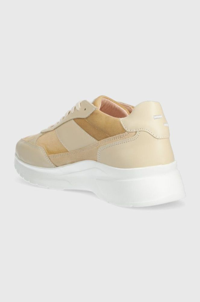 Замшеві кросівки Filling Pieces Jet Runner колір бежевий 17127361919 фото 3