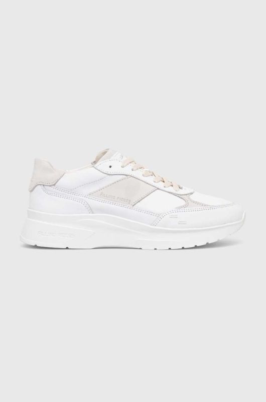 Шкіряні кросівки Filling Pieces Jet Runner колір білий 17127362052