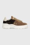 Замшеві кросівки Filling Pieces Court Serrated Topaz колір коричневий 71633831933 Замшеві кросівки Filling Pieces Court Serrated Topaz колір коричневий 71633831933