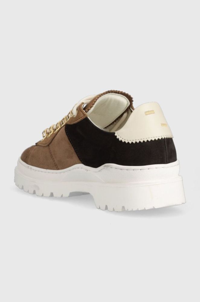 Замшеві кросівки Filling Pieces Court Serrated Topaz колір коричневий 71633831933 фото 3