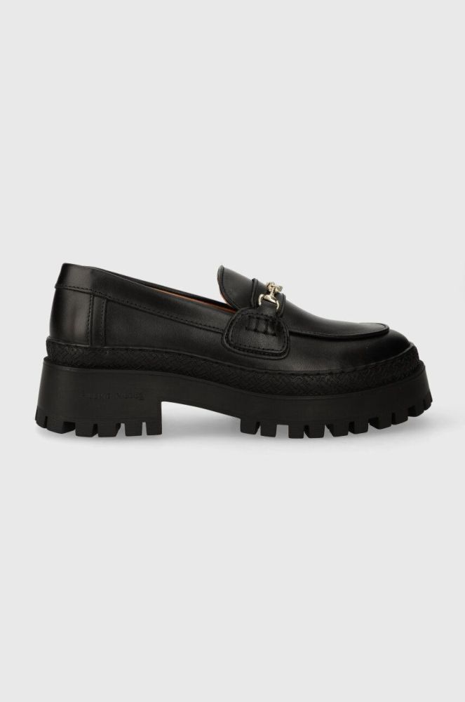 Шкіряні мокасини Filling Pieces Loafer Sierra жіночі колір чорний на плоскому ходу 44223051861