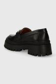 Шкіряні мокасини Filling Pieces Loafer Sierra жіночі колір чорний на плоскому ходу 44223051861