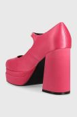 Туфлі Karl Lagerfeld STRADA колір рожевий каблук блок KL30126A Туфлі Karl Lagerfeld STRADA колір рожевий каблук блок KL30126A