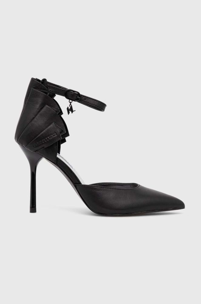 Шкіряні туфлі Karl Lagerfeld SARABANDE колір чорний KL30923