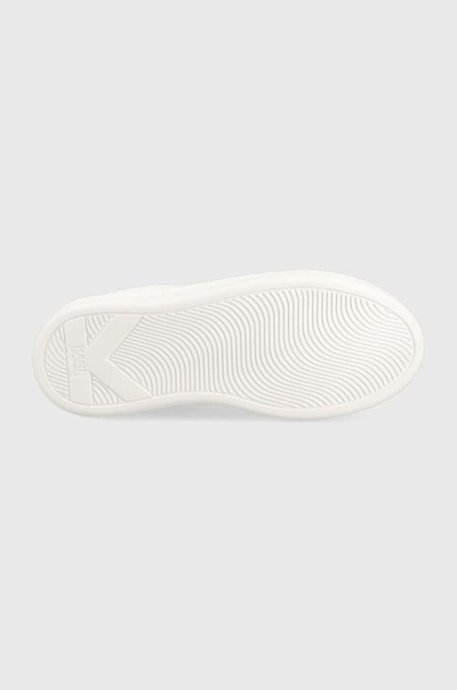 Шкіряні кросівки Karl Lagerfeld KAPRI KC колір білий KL62523F фото 5
