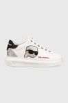 Шкіряні кросівки Karl Lagerfeld KAPRI KC колір білий KL62570N (3350128) Шкіряні кросівки Karl Lagerfeld KAPRI KC колір білий KL62570N (3350128)
