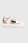 Шкіряні кросівки Karl Lagerfeld KAPRI KC колір білий KL62570N (3349940) Шкіряні кросівки Karl Lagerfeld KAPRI KC колір білий KL62570N (3349940)