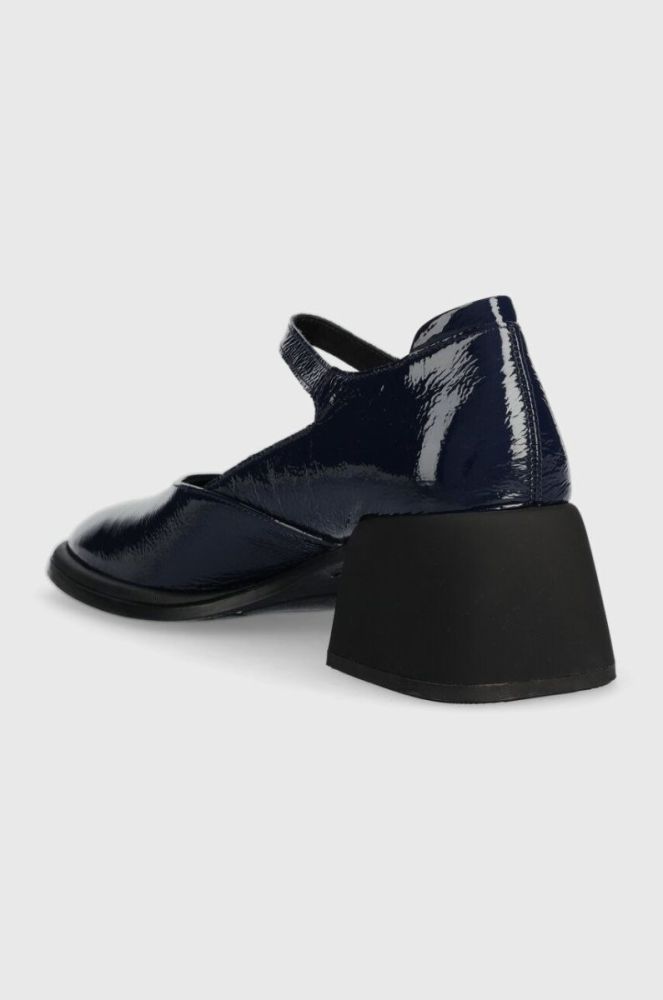 Шкіряні туфлі Vagabond Shoemakers ANSIE колір синій каблук блок 5445.260.64 фото 3