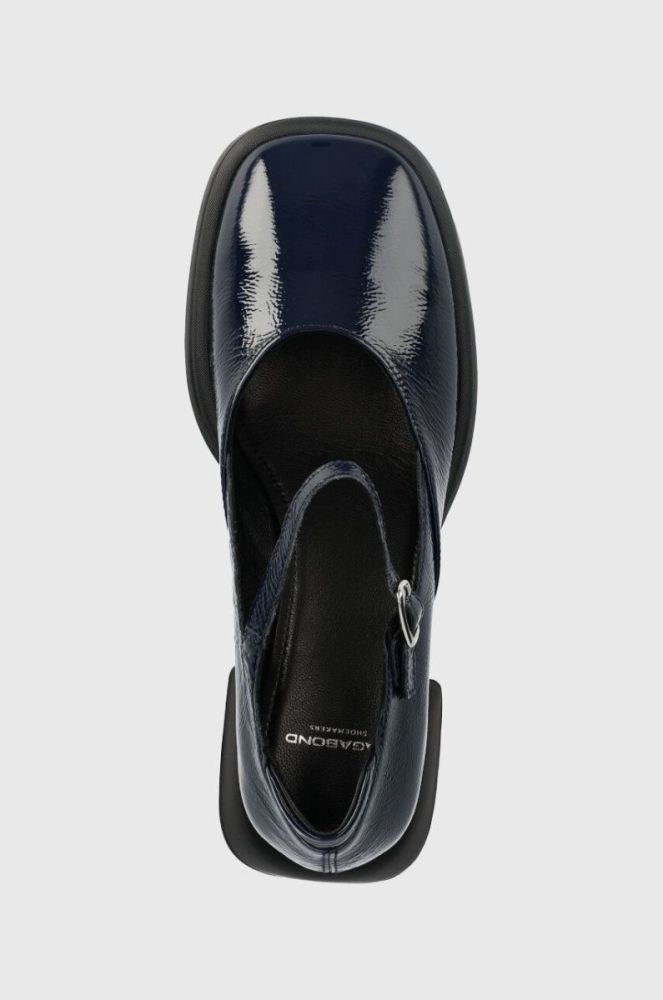 Шкіряні туфлі Vagabond Shoemakers ANSIE колір синій каблук блок 5445.260.64 фото 4