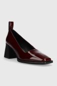 Шкіряні туфлі Vagabond Shoemakers HEDDA колір бордовий каблук блок 5303.160.38