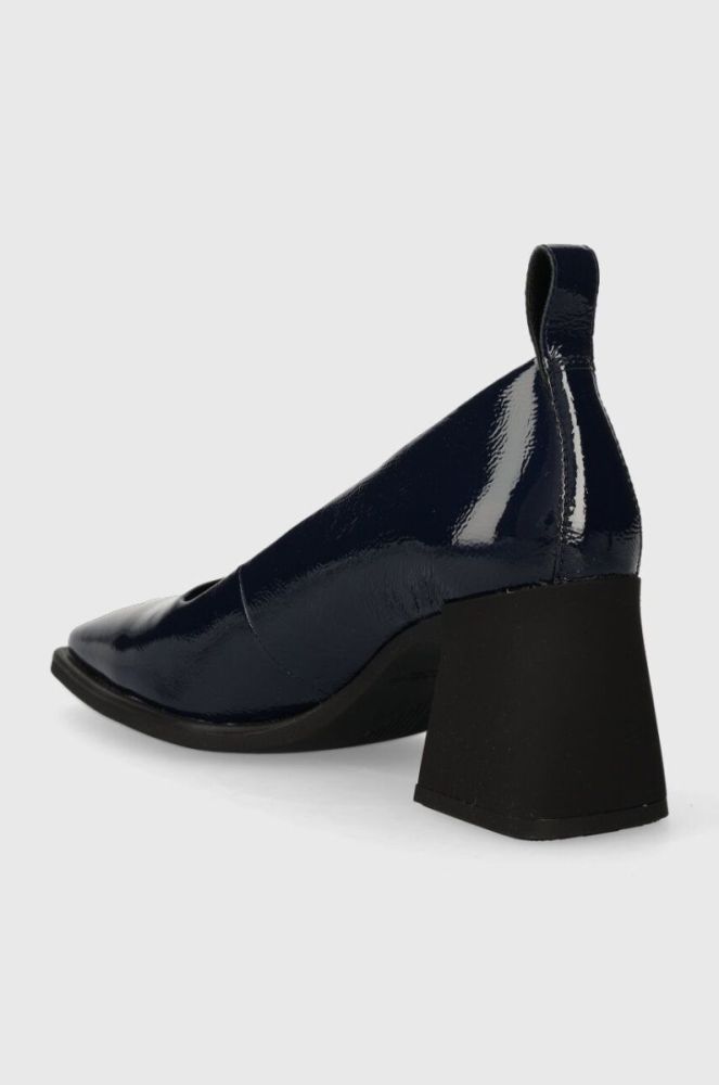 Шкіряні туфлі Vagabond Shoemakers HEDDA колір синій каблук блок 5303.160.64 фото 3