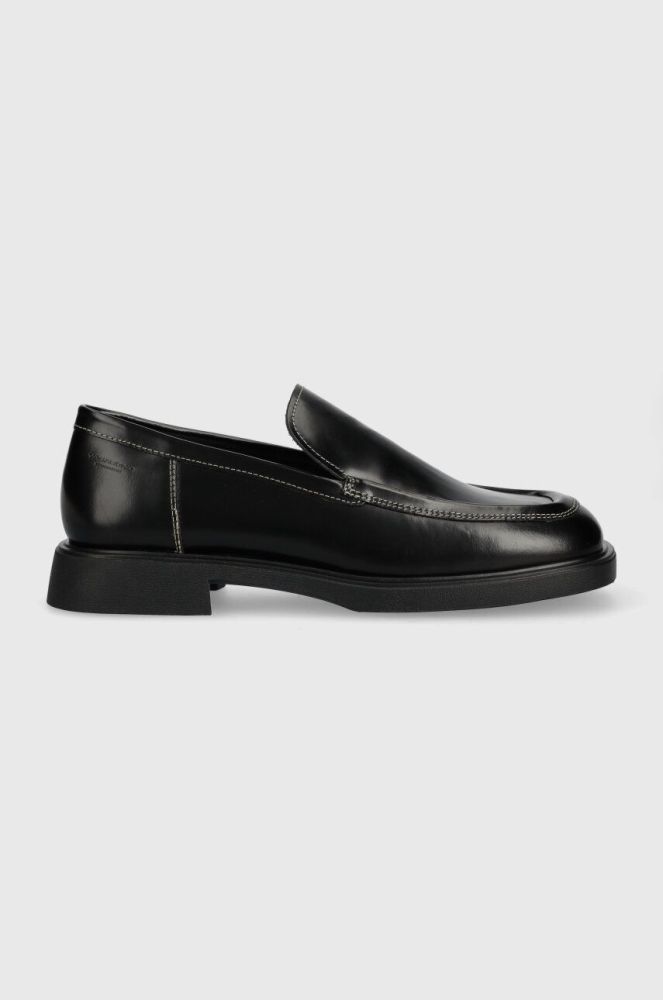 Шкіряні мокасини Vagabond Shoemakers JACLYN жіночі колір чорний на плоскому ходу 5638.104.20