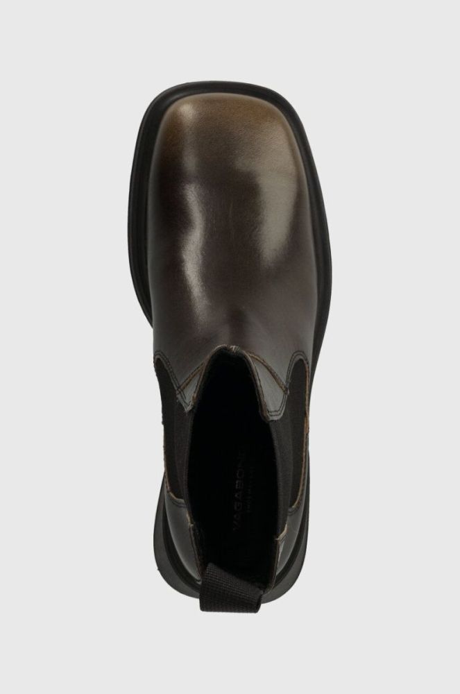 Шкіряні черевики Vagabond Shoemakers DORAH жіночі колір коричневий каблук блок 5642.018.19 фото 4