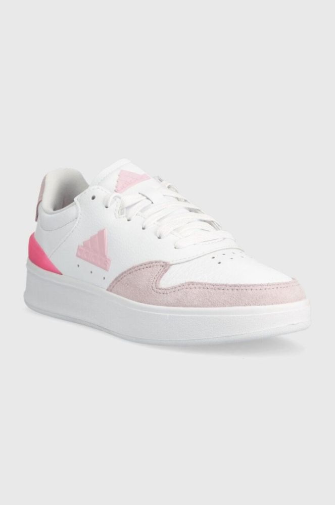 Шкіряні кросівки adidas KANTANA колір білий (3334242) фото 2