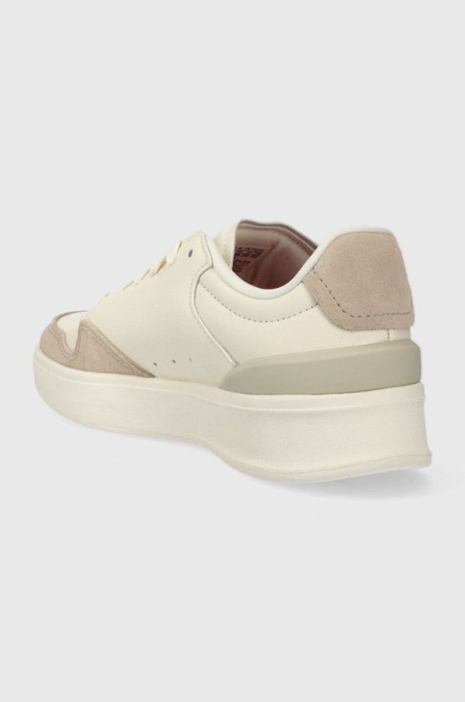 Шкіряні кросівки adidas KANTANA колір бежевий фото 3