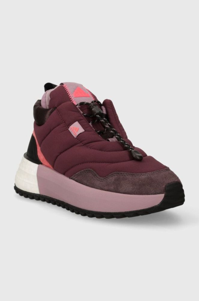 Кросівки adidas X_Plrboost Puffer колір бордовий фото 2