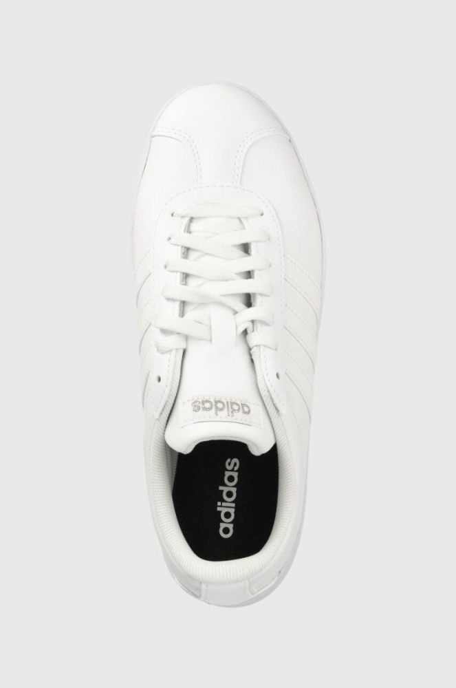 Шкіряні кросівки adidas COURT колір білий фото 4