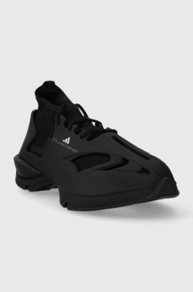 Бігові кросівки adidas by Stella McCartney колір чорний фото 2
