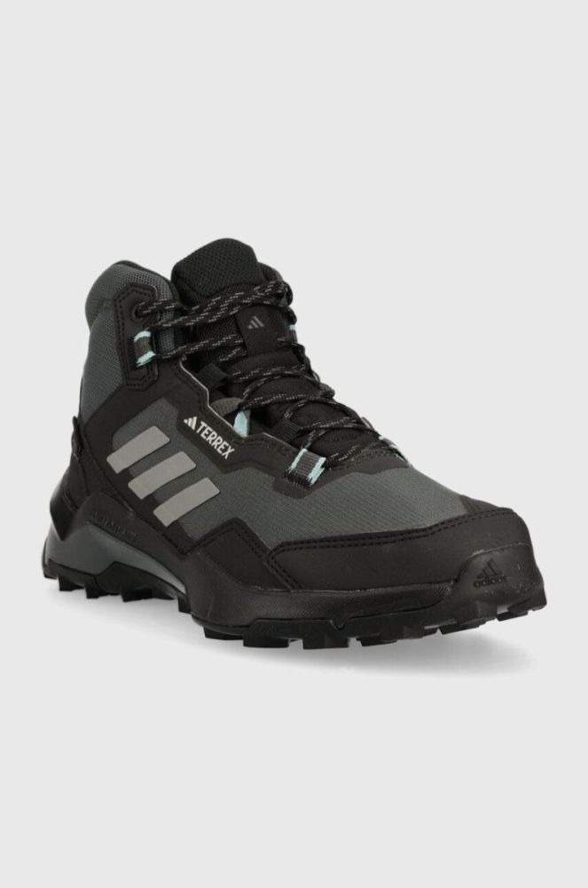 Черевики adidas TERREX AX4 Mid GTX жіночі колір чорний фото 2