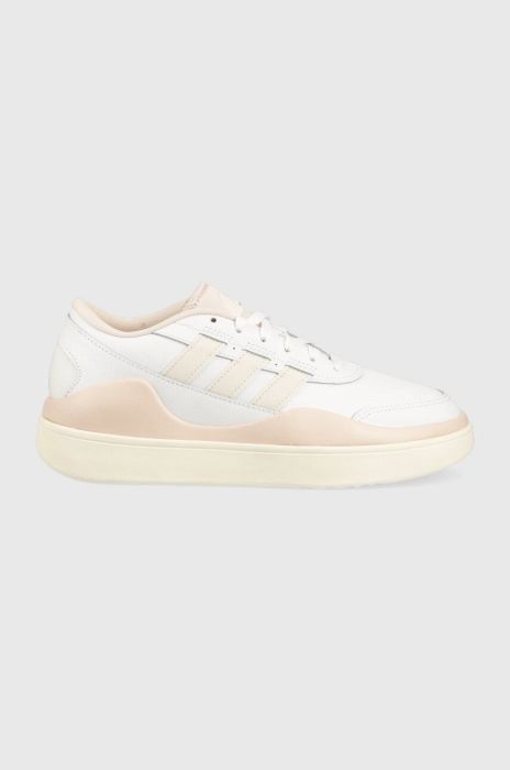 Шкіряні кросівки adidas OSADE колір бежевий