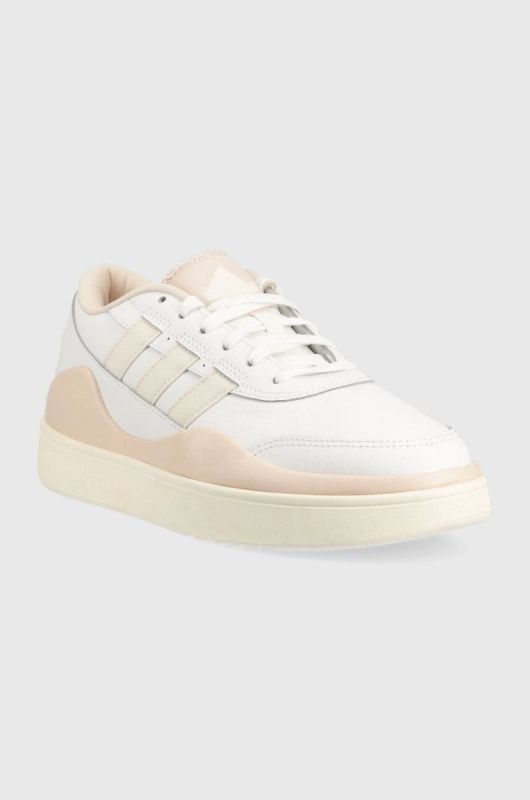 Шкіряні кросівки adidas OSADE колір бежевий фото 2