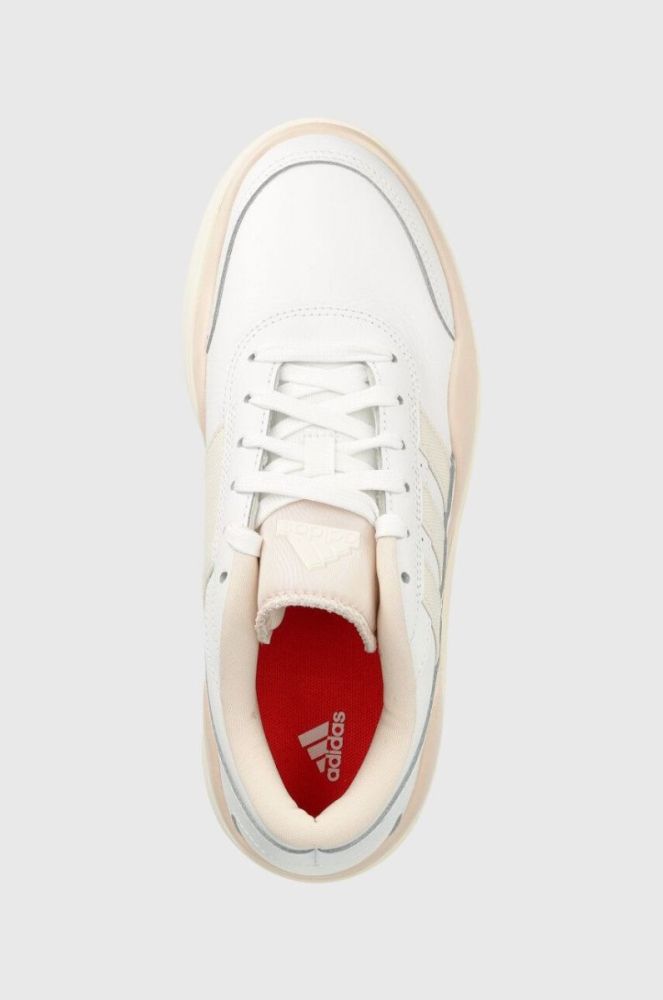 Шкіряні кросівки adidas OSADE колір бежевий фото 4