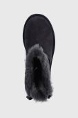 Замшеві чоботи UGG Mini Bailey Bow II колір синій 1016501