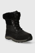 Черевики UGG Adirondack Boot III жіночі колір чорний на плоскому ходу утеплене 1095141 Черевики UGG Adirondack Boot III жіночі колір чорний на плоскому ходу утеплене 1095141