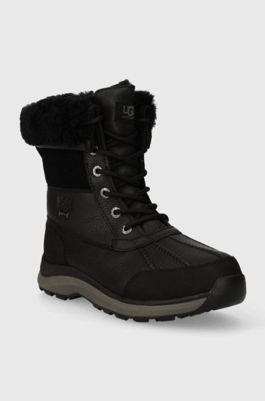 Черевики UGG Adirondack Boot III жіночі колір чорний на плоскому ходу утеплене 1095141 фото 2