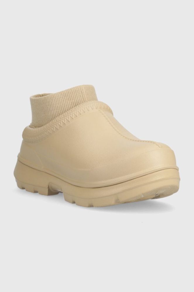 Гумові чоботи UGG Tasman X жіночі колір бежевий 1125730 фото 2