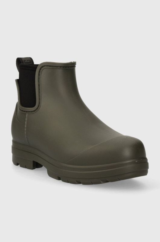 Гумові чоботи UGG Droplet жіночі колір зелений 1130831 фото 2