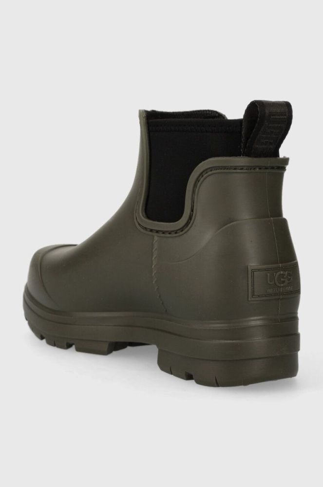 Гумові чоботи UGG Droplet жіночі колір зелений 1130831 фото 3