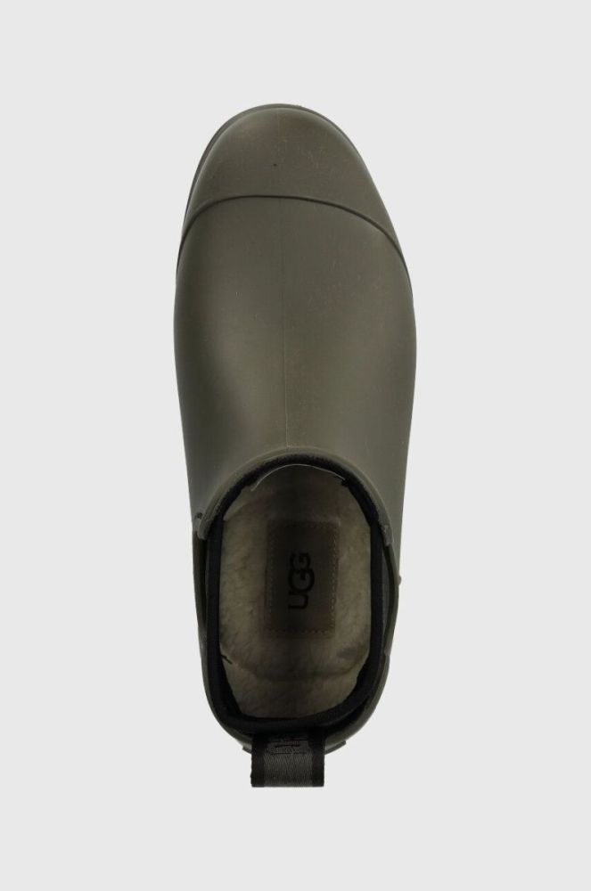 Гумові чоботи UGG Droplet жіночі колір зелений 1130831 фото 4