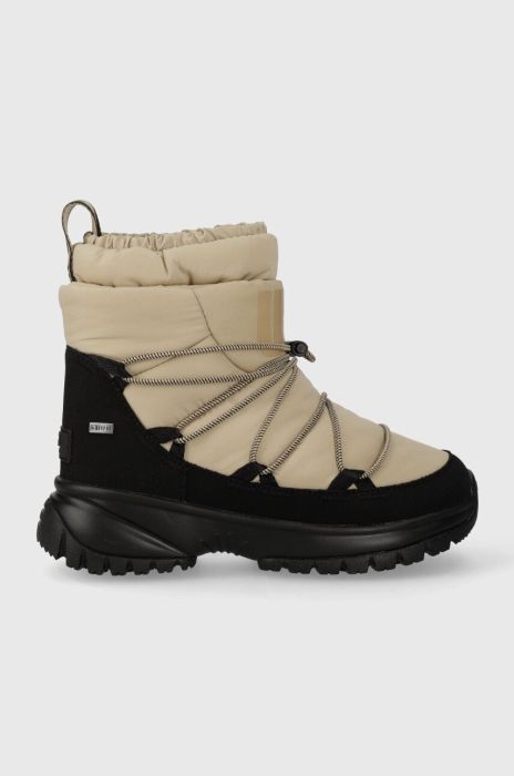 Зимові чоботи UGG Yose Puffer Mid колір бежевий 1131978