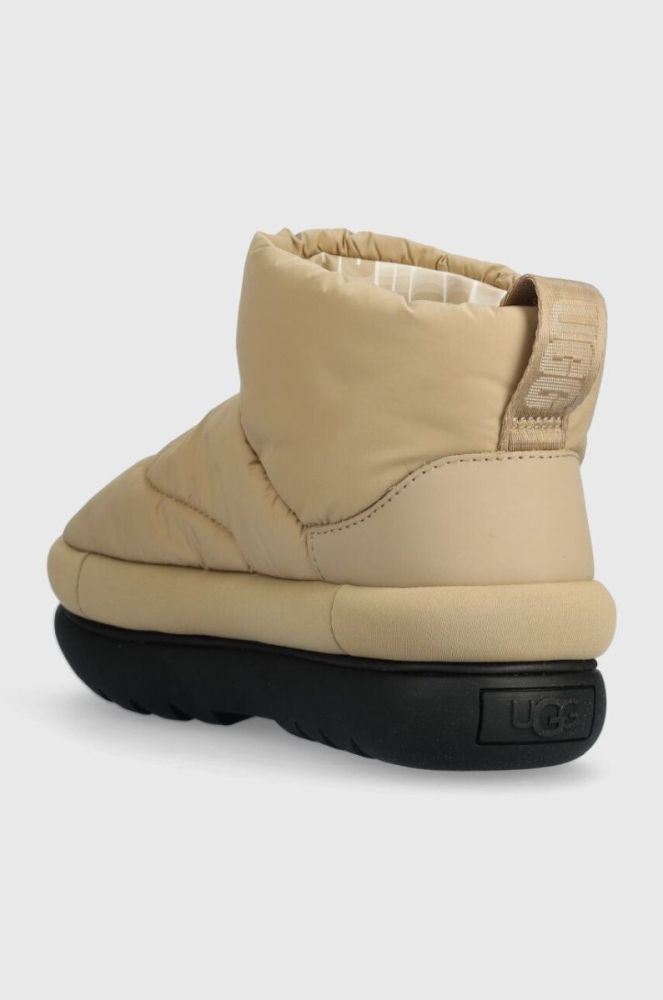 Зимові чоботи UGG Classic Maxi Mini колір бежевий 1132017 фото 3