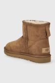 Замшеві чоботи UGG Classic Mini Regenerate колір коричневий 1137050