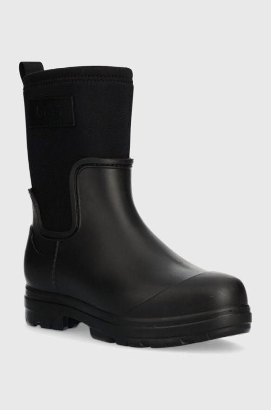 Гумові чоботи UGG Droplet Mid жіночі колір чорний 1143813 фото 2