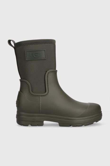 Гумові чоботи UGG Droplet Mid жіночі колір зелений 1143813