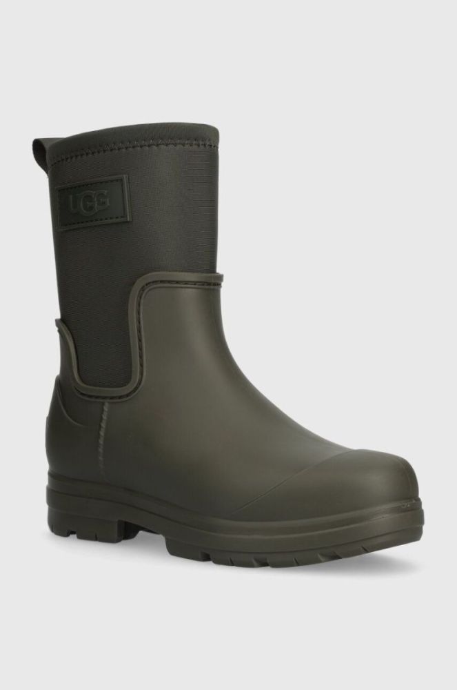 Гумові чоботи UGG Droplet Mid жіночі колір зелений 1143813 фото 2