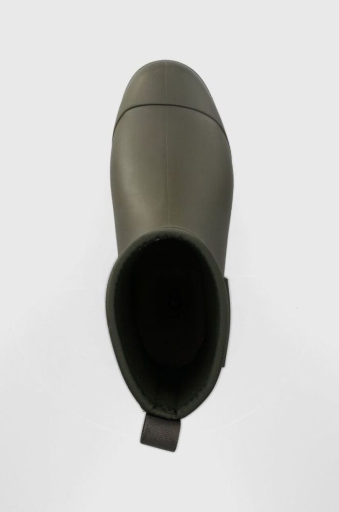 Гумові чоботи UGG Droplet Mid жіночі колір зелений 1143813 фото 4
