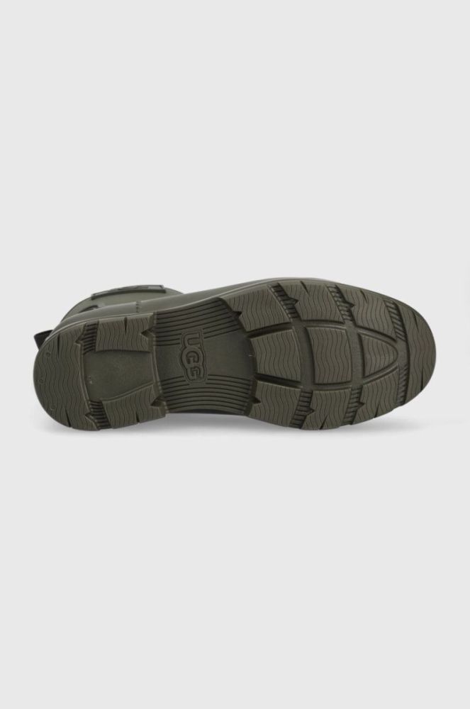 Гумові чоботи UGG Droplet Mid жіночі колір зелений 1143813 фото 5