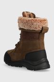 Замшеві кросівки UGG Adirondack Boot III Tipped жіночі колір коричневий на плоскому ходу злегка утеплена 1143845 Замшеві кросівки UGG Adirondack Boot III Tipped жіночі колір коричневий на плоскому ходу злегка утеплена 1143845
