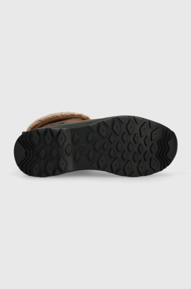 Замшеві кросівки UGG Adirondack Boot III Tipped жіночі колір коричневий на плоскому ходу злегка утеплена 1143845 фото 5