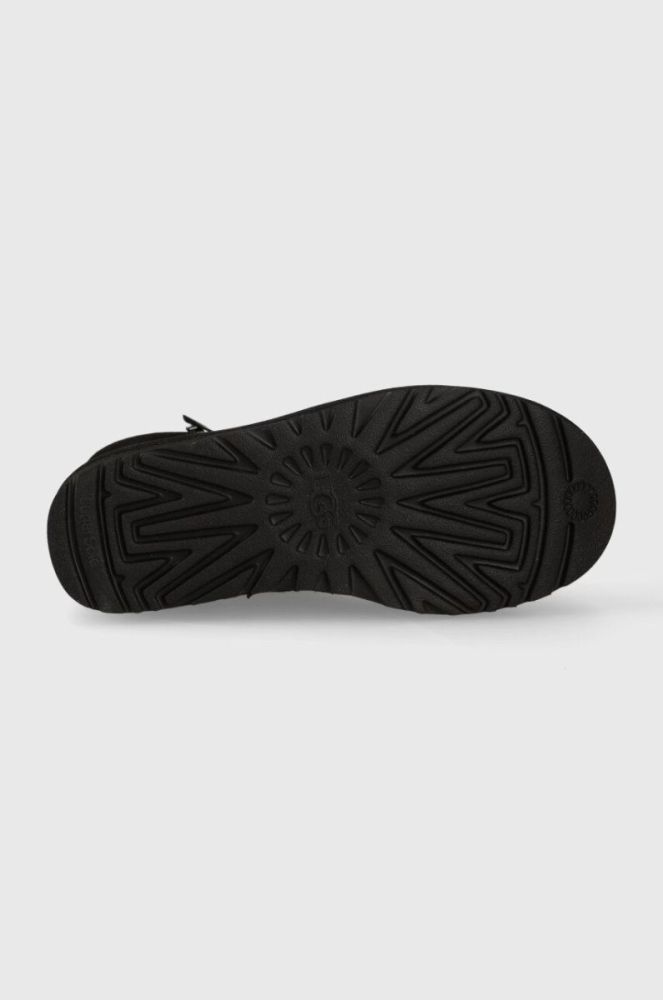 Замшеві чоботи UGG Classic Short Bailey Zip колір чорний 1144043 фото 5