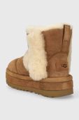 Замшеві чоботи UGG Classic Chillapeak колір коричневий 1144046 (3579842)