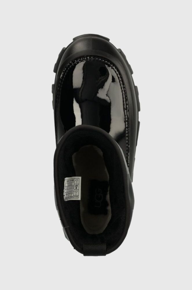 Зимові чоботи UGG Classic Brellah Mini жіночі колір чорний 1144059 фото 4
