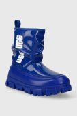 Зимові чоботи UGG Classic Brellah Mini жіночі колір синій 1144059