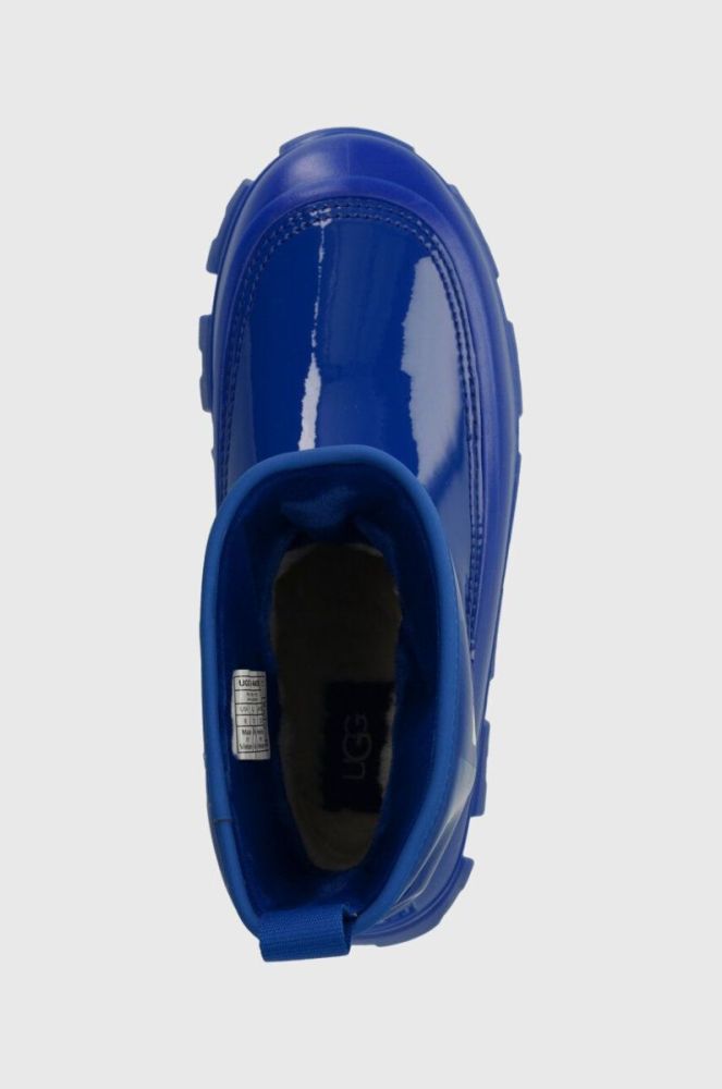 Зимові чоботи UGG Classic Brellah Mini жіночі колір синій 1144059 фото 4