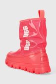 Зимові чоботи UGG Classic Brellah Mini жіночі колір рожевий 1144059